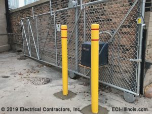 Slide Gate and Bollards at Union Pacific RR Chicago IL