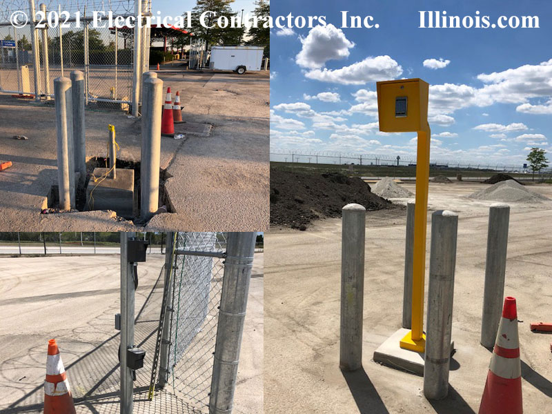 Concrete Work - P-E Beam and Card Reader OHare Impound Lot 1