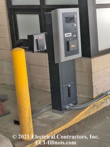 Access Control Devices Loyola Parking Garage Deck B