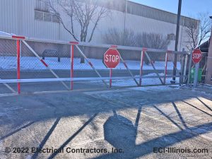 Barrier Gate Closed - Rolling Meadows Public Works