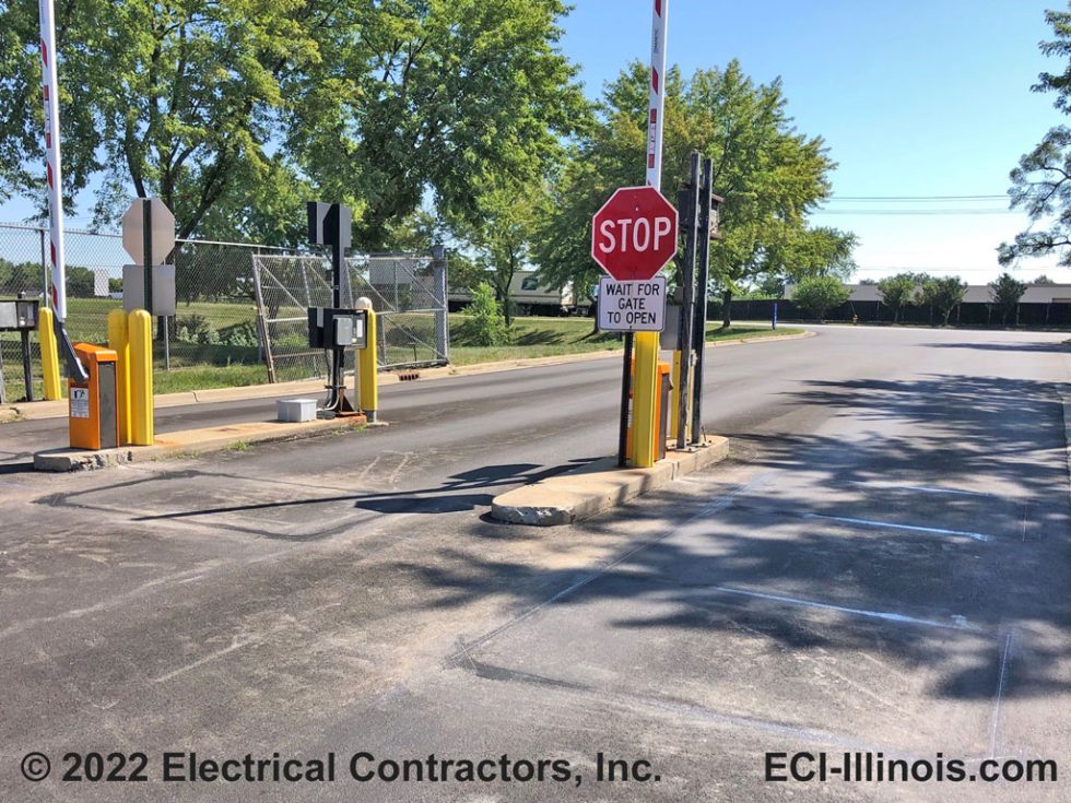 Automatic Barrier Gates Control Access And Egress