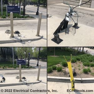 Damaged Parking Access Control Equipment UIC